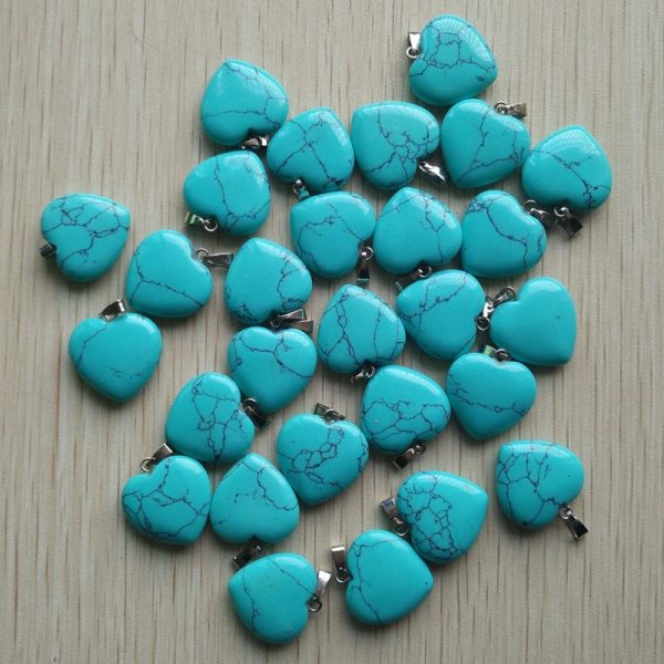 Hanger hartje - Turquoise
